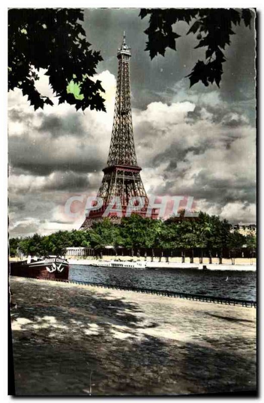 Modern Postcard Paris Eiffel Tower Crowsnest Capital