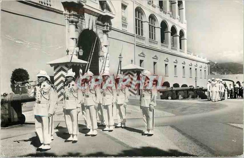 Monaco Modern Postcard The parade of notes of custody of HSH the Prince of Mo...