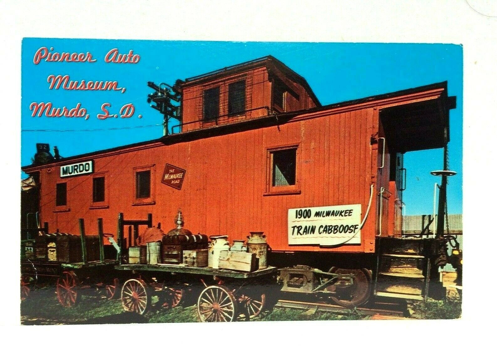 Murdo South Dakota Pioneer Arts Museum 1900 Milwaukee Train Caboose