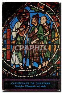 Modern Postcard Cathedral of Chartres Disciples of Emmaus