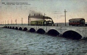 Great Causeway - Galveston, Texas TX  