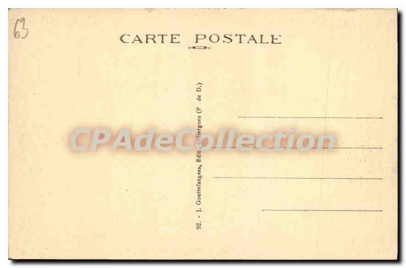 Old Postcard La Bourboule Hydrotherapy