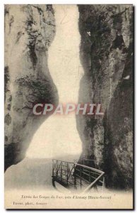 Old Postcard of Entree near Gorges du Fier d & # 39Annecy