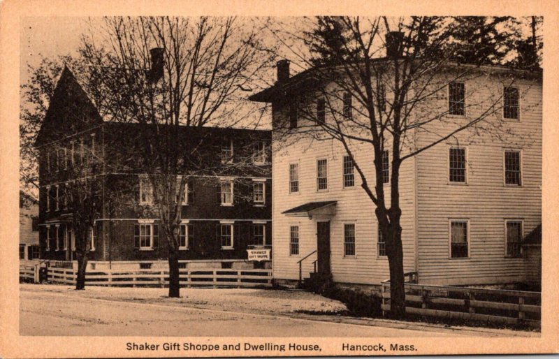 Massachusetts Hancock The Shaker Gift Shoppe and Dwelling House