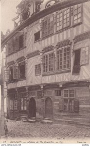 RENNES, Ille Et Vilaine, France, 1900-1910s; Maison de Du Guesclin