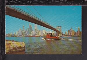 Brooklyn Bridge,New York,NY Postcard BIN 