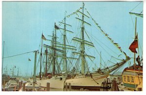 Operation Sail, Tall Ships Docked, Newport Rhode Island, 1977