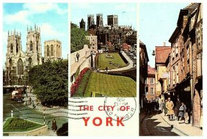 Lot 2 City of York Multi-view Postcard Posted 1970 1957