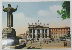 Basilica of Saint Johan in Lateran Rome Italy Europe Vintage Postcard