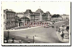 Old Postcard Brussels Palace Of The King