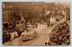 RPPC  1912  50th Anniversary Civil War Parade  Altoona  Pennsylvania   Postcard