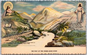 The Way Of The Cross Leads Home Religious Bible Verses Postcard