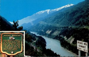 Canada British Columbia Fraser Canyon Jackass Mountain