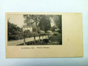 Vintage Postcard 1900's Whittier's Birthplace Haverhill MA Massachusetts