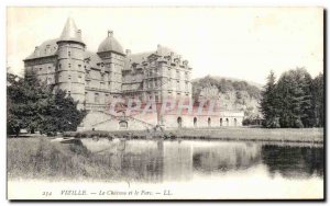 Old Postcard Vizille The Chateau and the Park