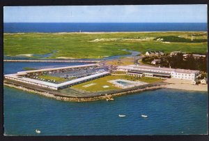 Massachusetts CAPE COD Aerial View of Provincetown Inn & Motel 1965 1950s-1970s