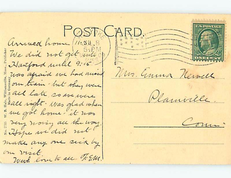 Divided-Back BUILDING Holyoke Massachusetts MA ho2913