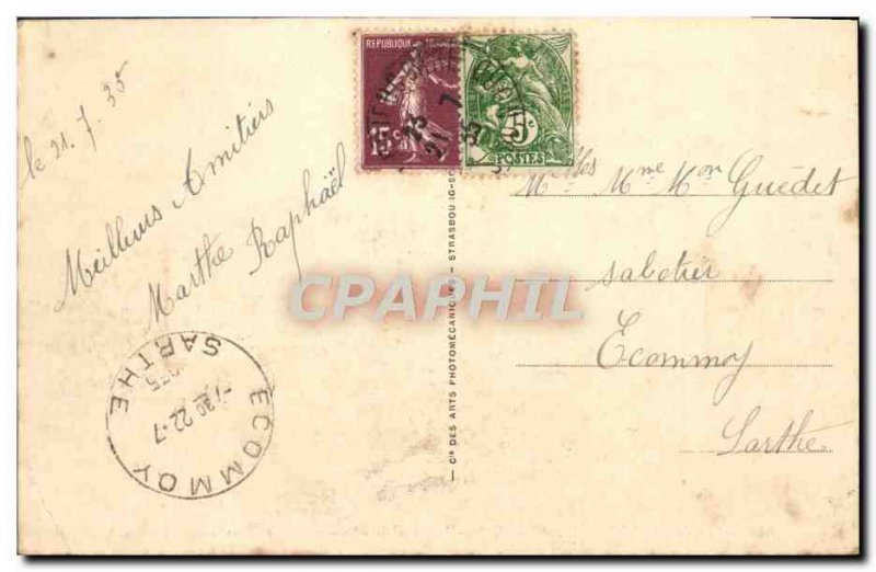 Old Postcard Saint Brieuc Notre Dame D & # 39Esperance The Altar Master