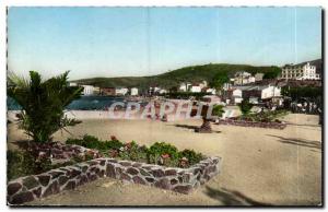 Banyuls sur Mer Old Postcard Beach