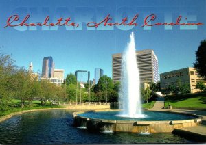 North Carolina Charlotte Skyline