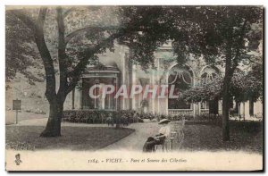 Old Postcard Vichy Source Of Park And Celestins