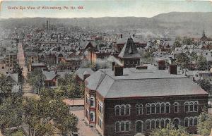 D68/ Wilkinsburg Pennsylvania Pa Postcard 1909 Birdseye View School Homes