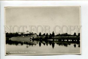 424059 Argentina MENDOZA Parque Lago y Tribunas Vintage photo postcard