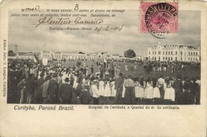 brazil, CURITYBA, Hospital de Caridade e Quartel do 6 de Artilharia (1904)