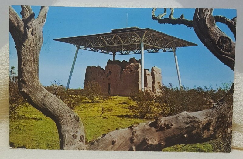 Casa Grande Ruins National Monument 1970 Arizona Vintage Postcard