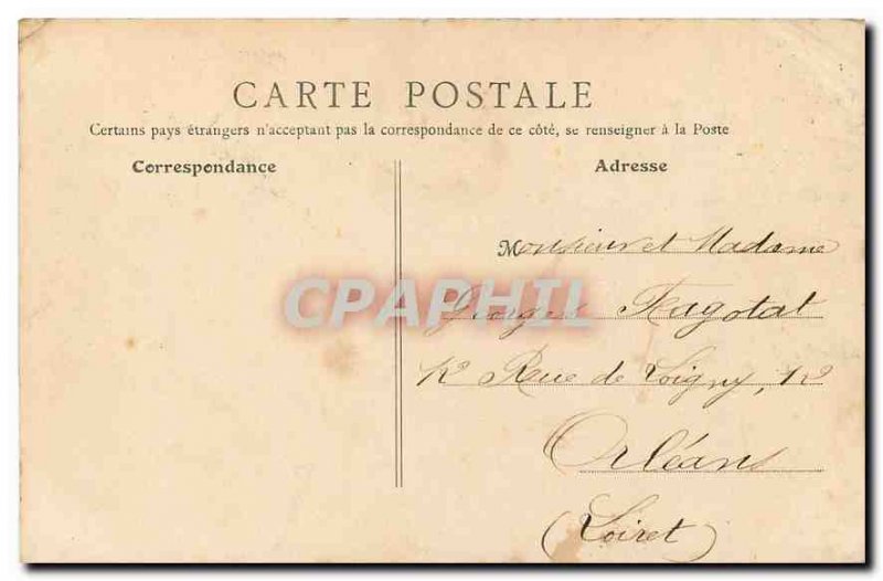 Old Postcard Paris Champs Elysees