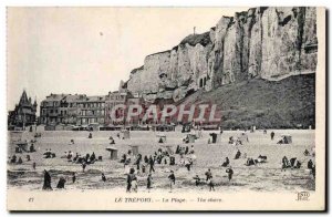Old Postcard Le Treport The Beach