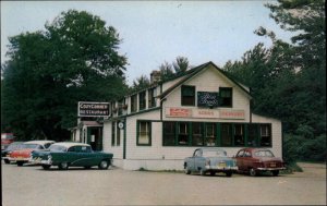 Wells Maine ME Restaurant Visible Signs 1950s-60s Postcard