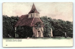 LULLINGTON, Sussex United Kingdom ~ Smallest CHURCH in UK 1906 Postcard