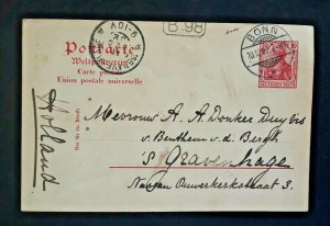 1902 Bonn Germany To The Hague s Gravenhage Holland Vintage Postcard