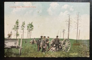 Mint Canada Picture Postcard PPC Loading Gun Petawawa Camp