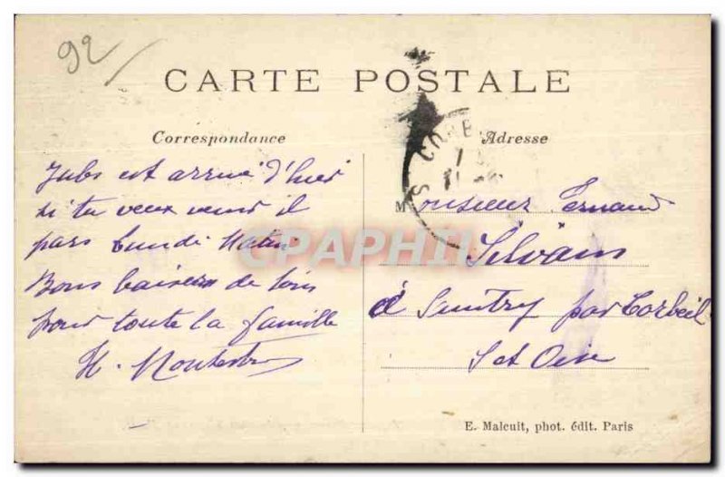 Postcard Old St Cloud Park Released On Sevres