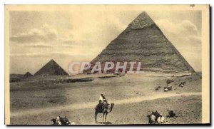 Postcard Ancient Egypt Egypt Pyrammids