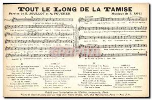 Old Postcard All along the Thames Joullot Foucher Rosi