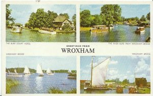 Norfolk Postcard - Greetings from Wroxham   ZZ549