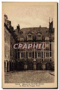 Postcard Old House of Victor Hugo Place des Vosges Paris