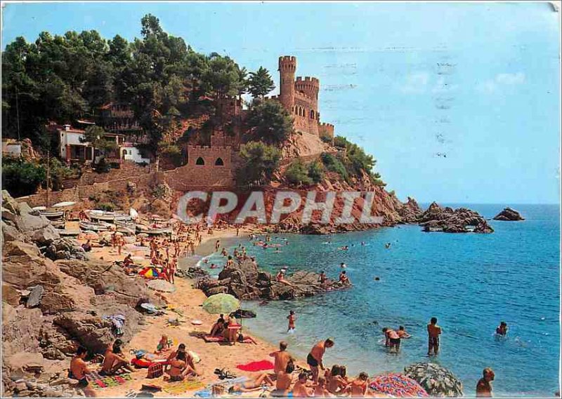 Postcard Modern Loret de Mar Costa Brava Caleta