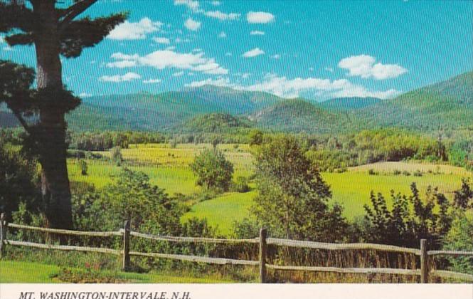 New Hampshire Mt Washington From Intervale