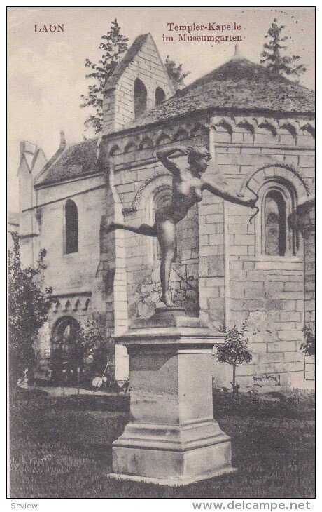 Templer-Kapelle im Museumgarten, LAON (Aisne), France, 1910-1920s