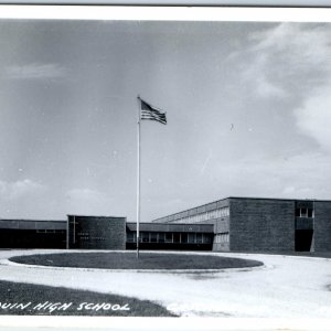 c1960s Cascade, IA RPPC Aquin High School Real Photo LL Cook Postcard A103