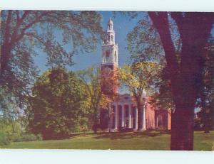 Unused Pre-1980 CHURCH SCENE Burlington Vermont VT L3251@