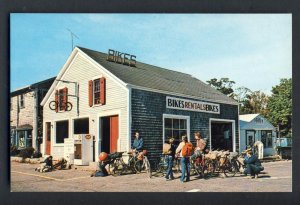 Nantucket, Masachusetts/Mass/MA Postcard, Bike Shop Rentals, Cape Cod