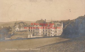 Poland, Pilawa Gerna, Gnadenfrei, RPPC, Dirtschaftiche Frauenschule, Photo