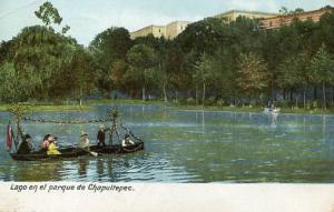 Mexico - Lake in Chapultepec Park