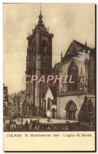 Old Postcard Colmar St Martinskirche 1860 L & # 39eglise St Martin