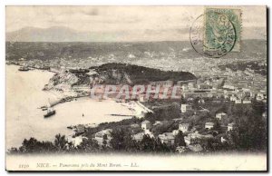 Nice - Panorama taken of Mont Boron - Old Postcard